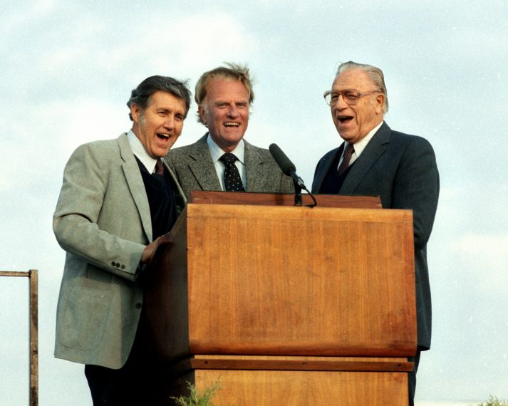 Cliff Barrows, Billy Graham and Cliff Barrows