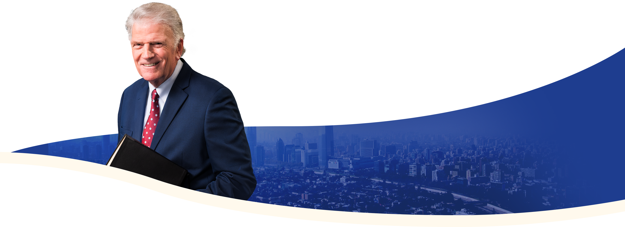 Franklin Graham compartiendo un mensaje de esperanza