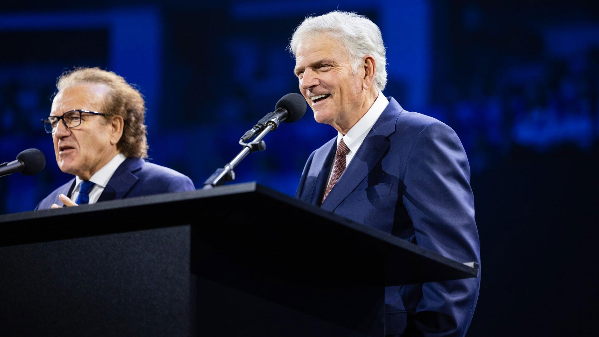 “If you don’t remember anything else tonight, remember this: God loves you,” Franklin Graham reminded the audience.