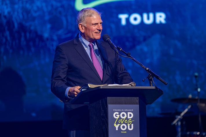 franklin graham tour schedule 2023