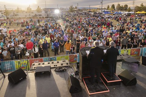 Franklin Graham preached the Gospel at the GLYT in Presidio