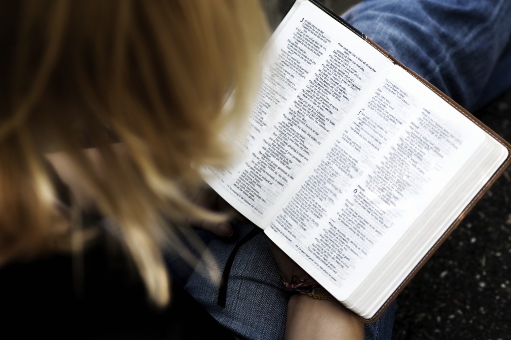 woman with Bible