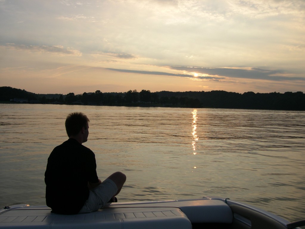 man on dock