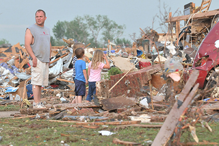 tornado damage