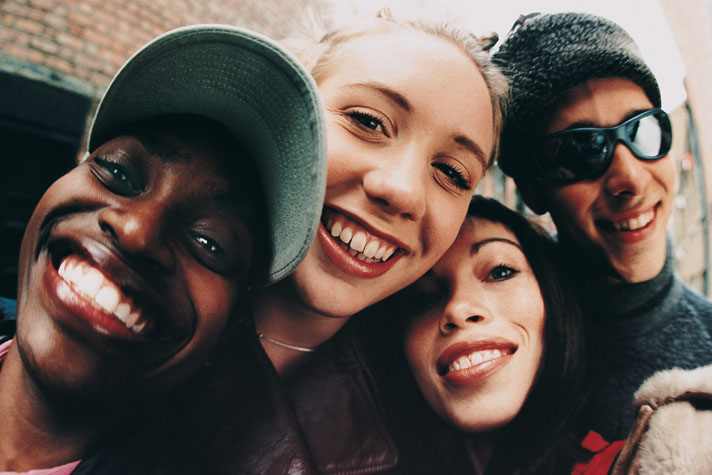 group of young people