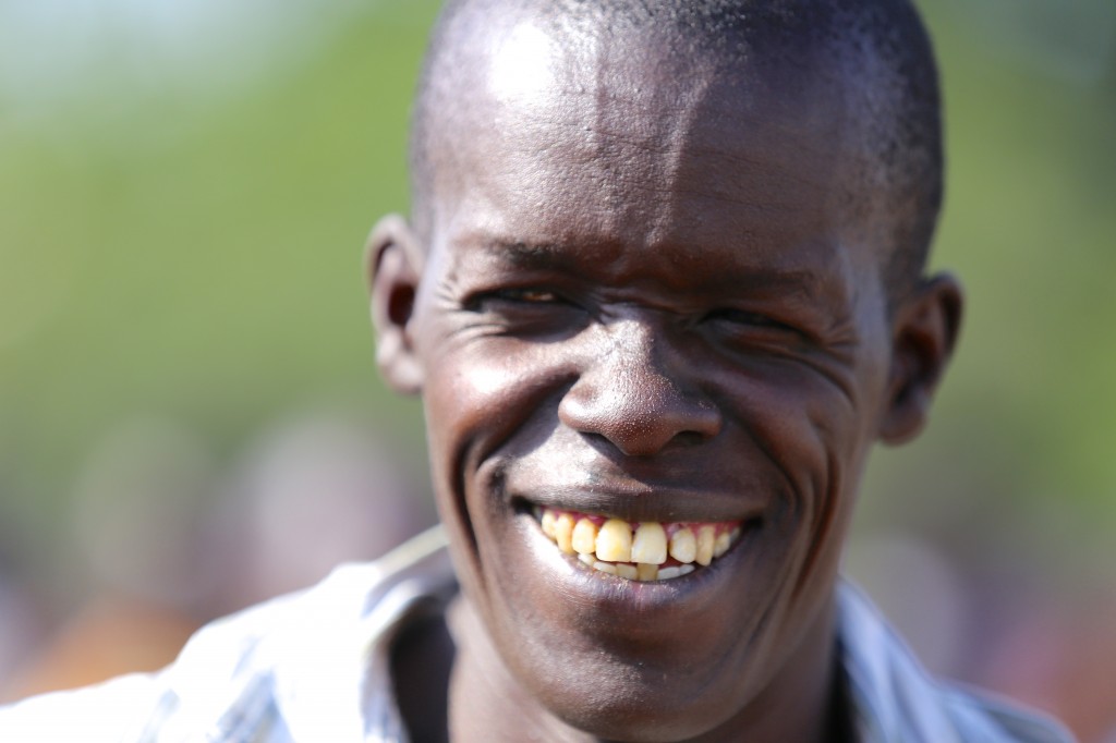 Kenyan man smiling