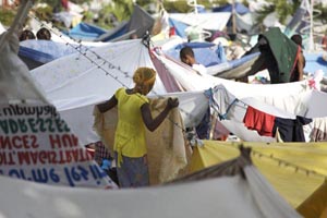 haiti tent city