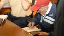 Louis Zamperini Signing at The Billy Graham Library