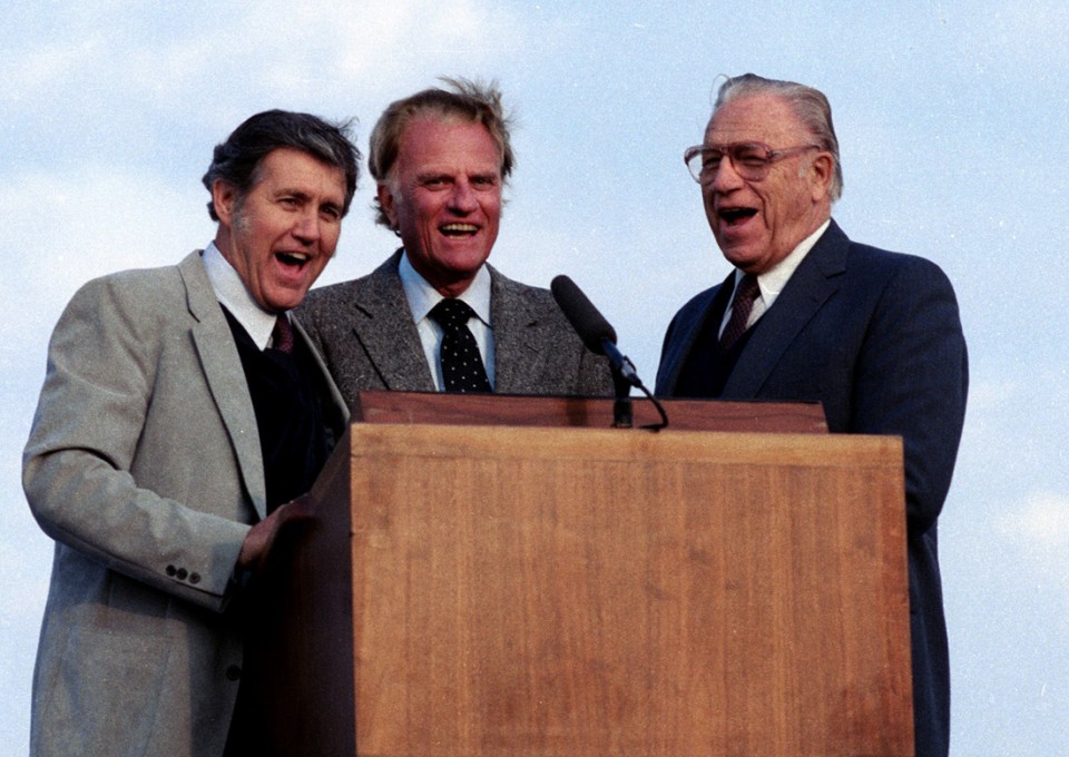Cliff Barrows, Billy Graham, Bev Shea