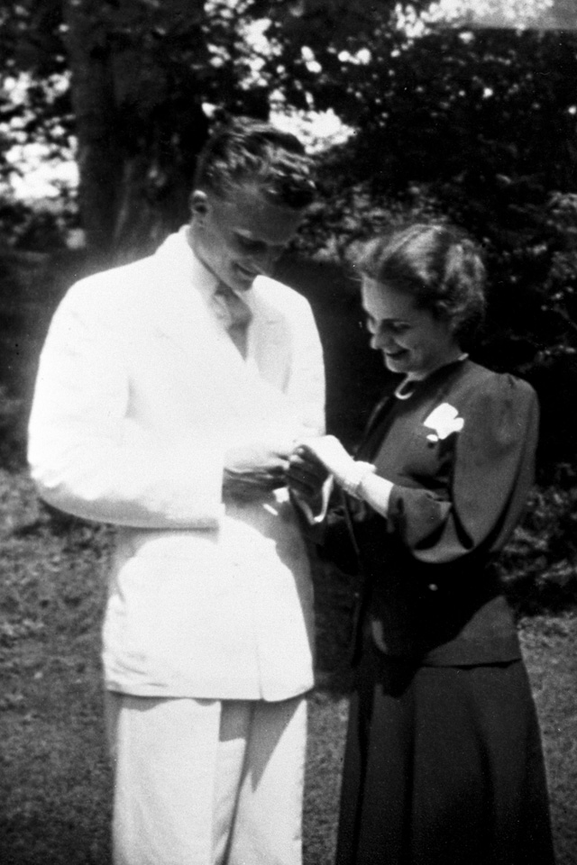 Billy and Ruth Graham engagement