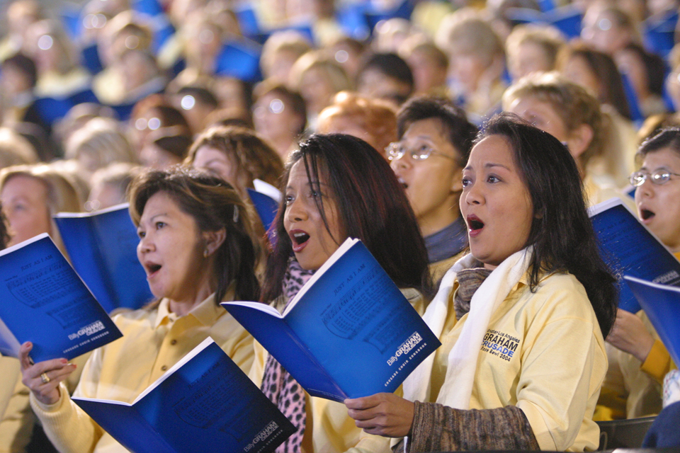 Choir singing in L.A.