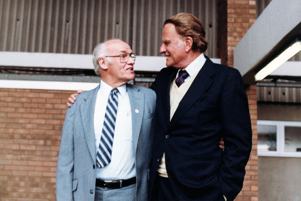 Charlie Riggs and Billy Graham