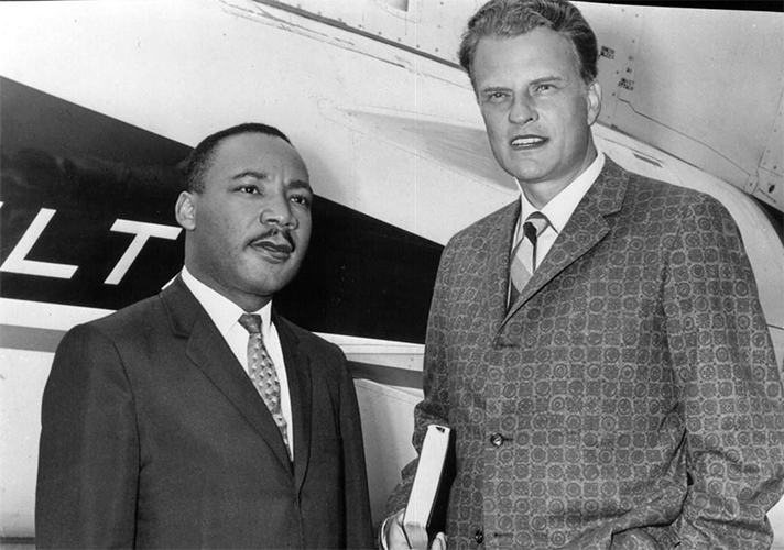 mlk jr. and billy graham