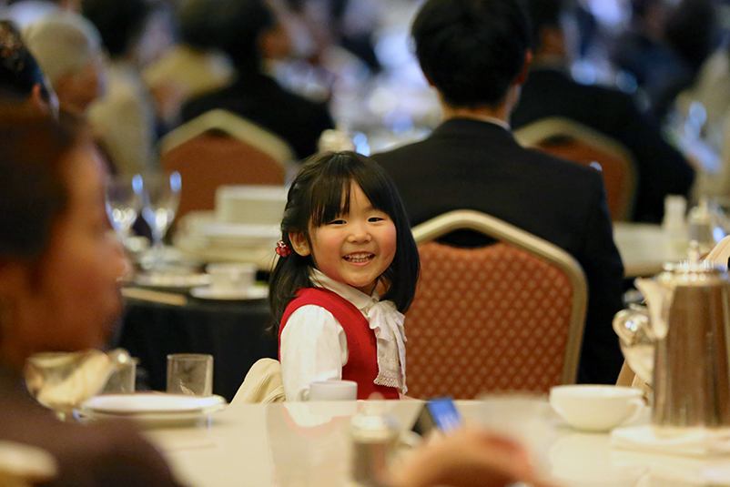 Japanese girl smiling