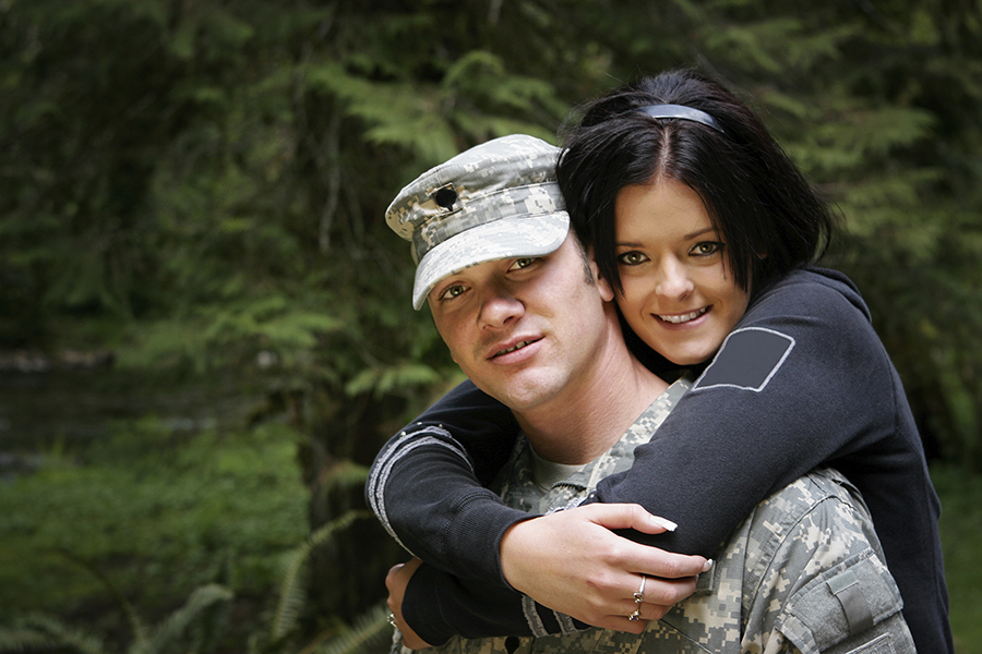 Military couple