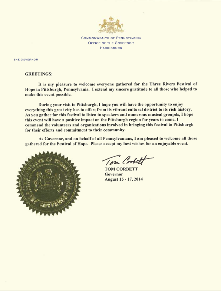 Governor letter