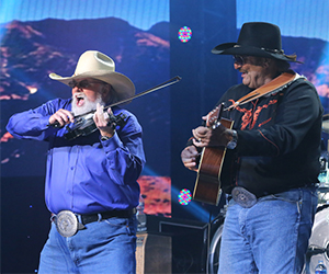 Charlie Daniels and Dennis Agajanian, to of the fastest in the business, treat the crowd on Sunday.