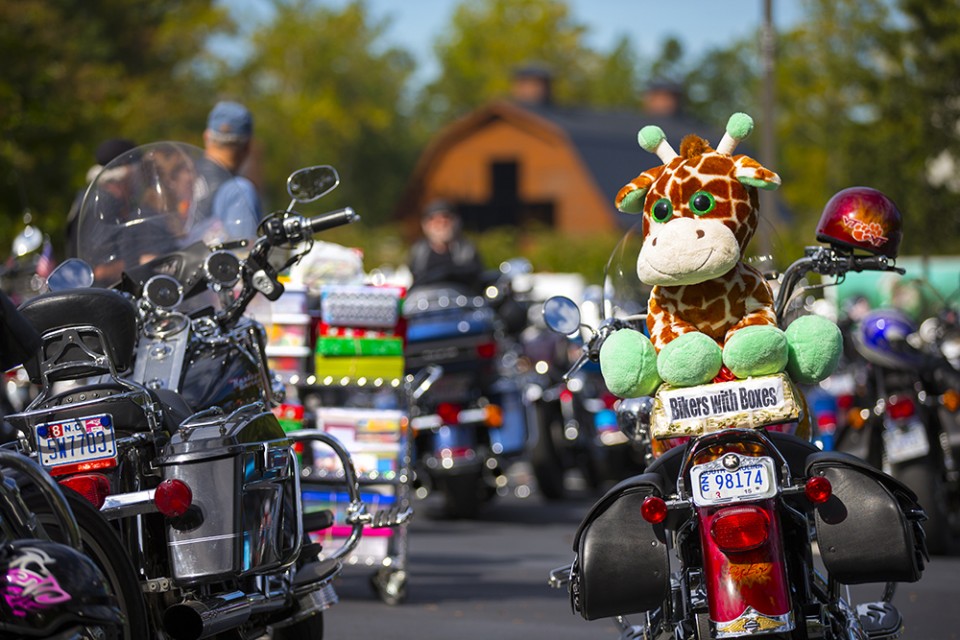 gifts on bikes