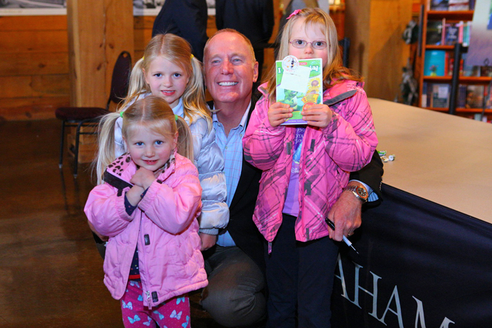 Max Lucado with kids