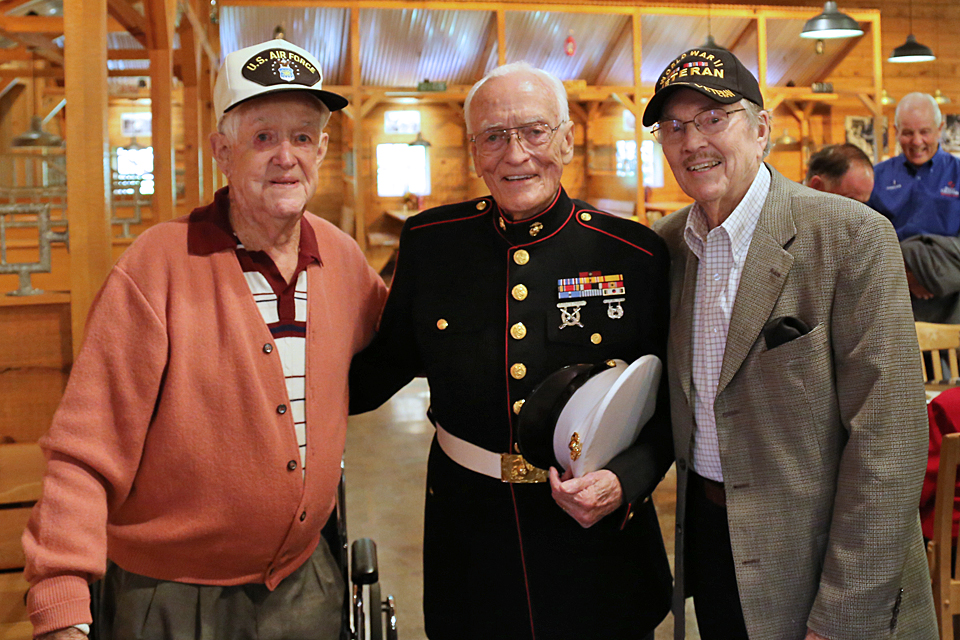 Three WW2 vets