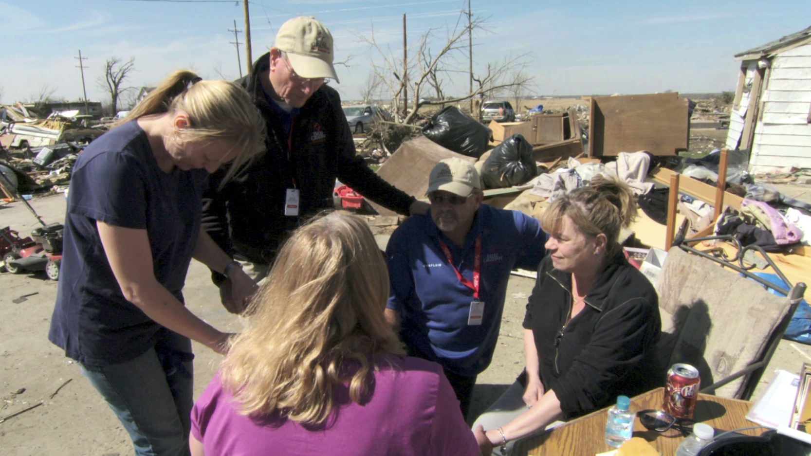 RRT Chaplains Walk Fairdale, Illinois After Tornado