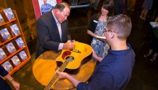 Mike Huckabee Meets Billy Graham Library Visitors at Book Signing