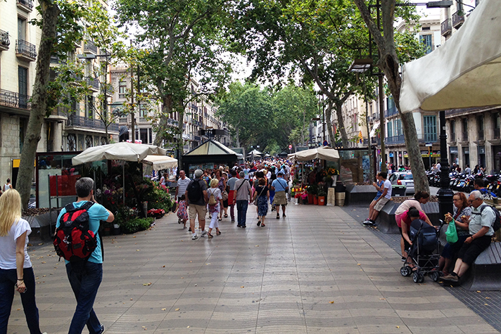 La Rambla in Barcelona