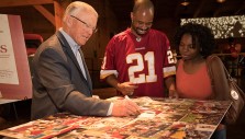 Redskins, NASCAR Fans Meet Joe Gibbs at Billy Graham Library