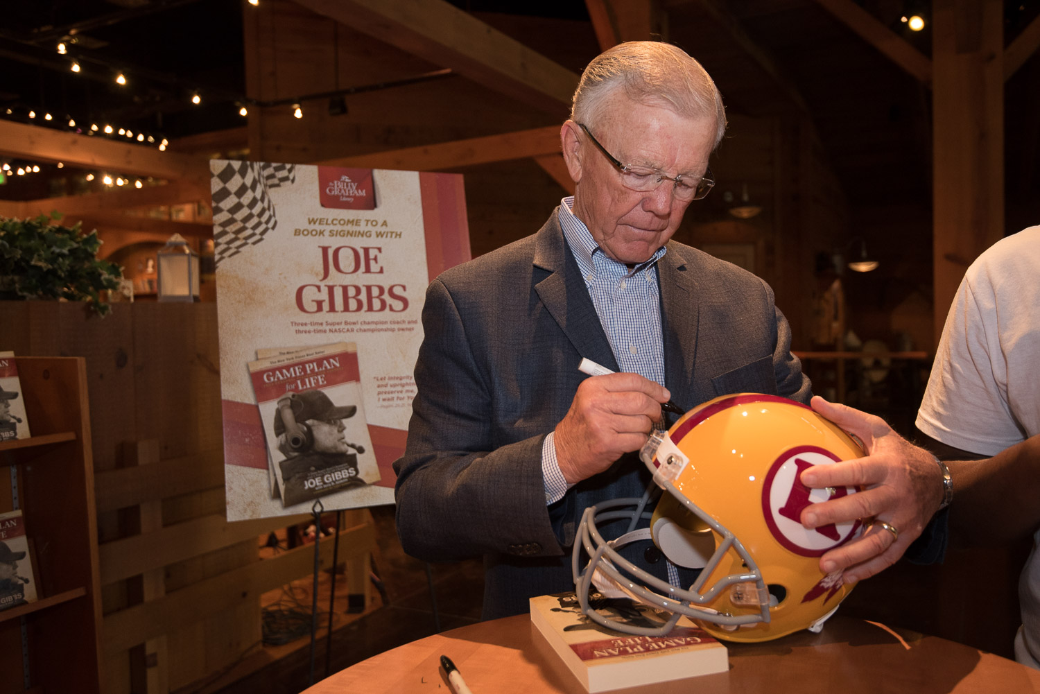 Joe Gibbs Book Signing at the BG Library