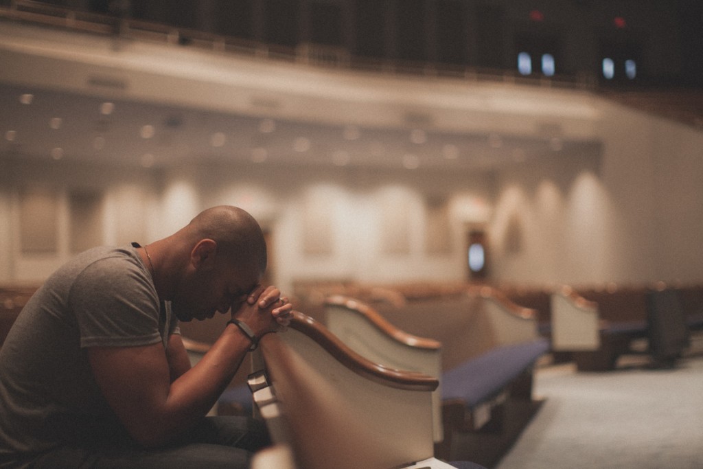 Man in prayer