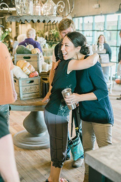 Joanna Gaines and customer