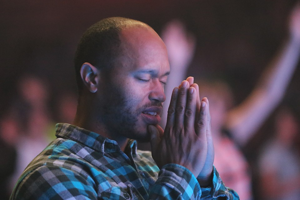 Man praying