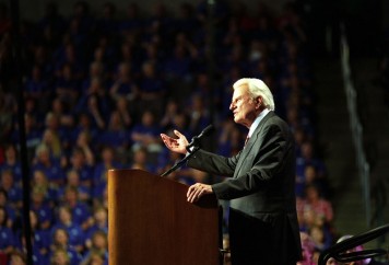 Billy Graham at Mission Oklahoma City in 2003
