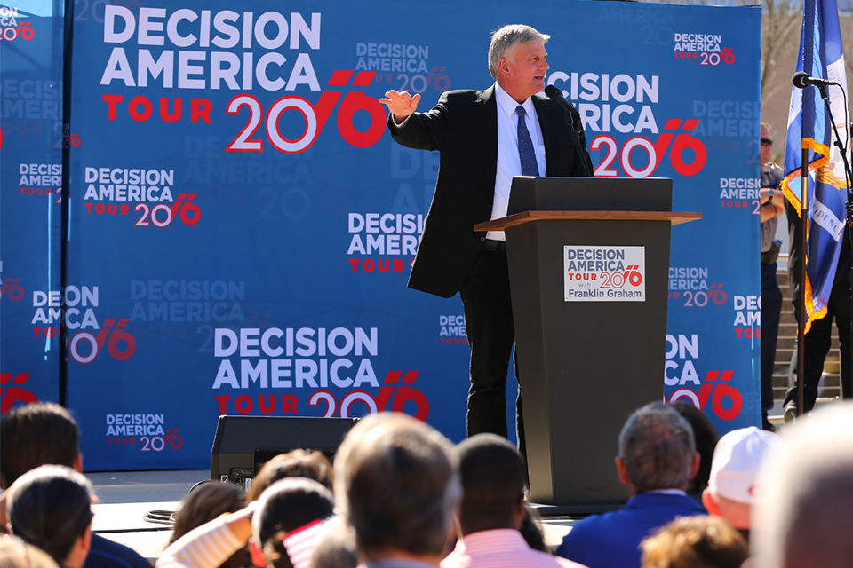 Franklin Graham said his grandchildren are a big reason he's doing the Decision America Tour.