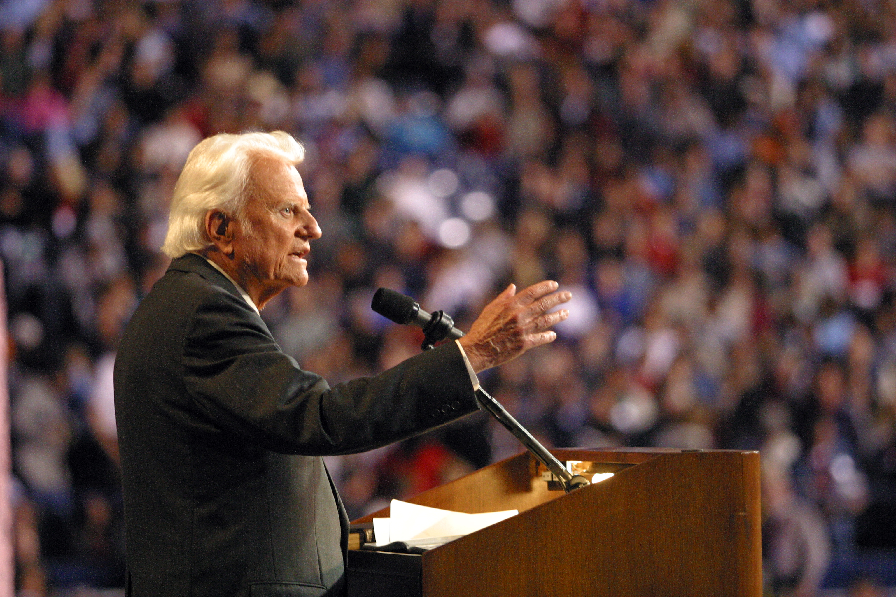 Billy Graham Crusade in Texas Stadium, October 2002