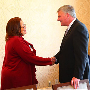 Franklin Graham and Alveda King