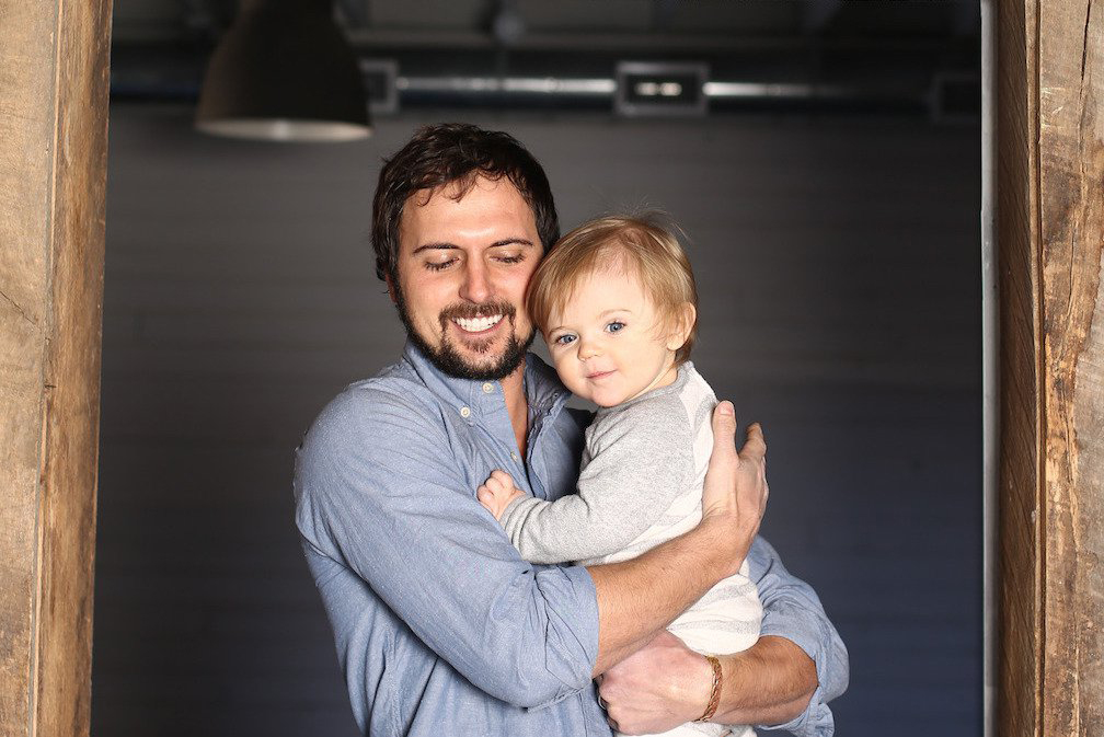 The fathers hand of protection