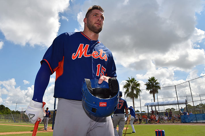 tim tebow minor league jersey