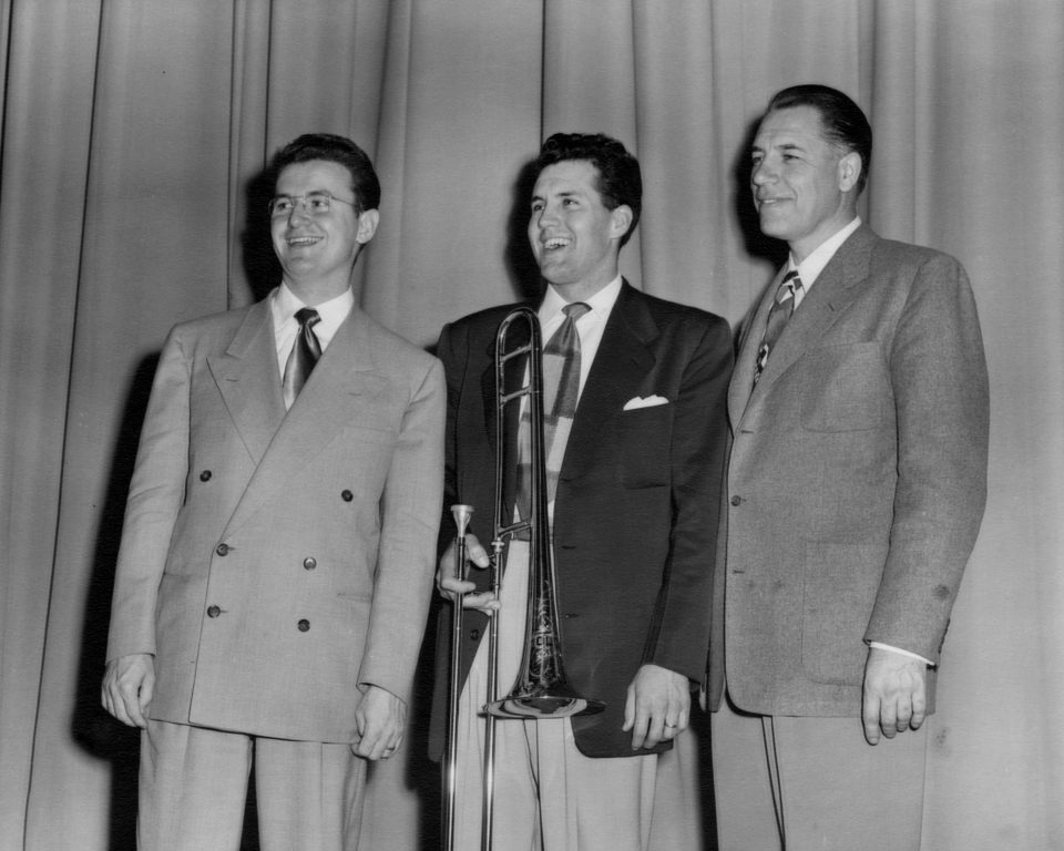 Cliff Barrows, Tedd Smith and George Beverly Shea