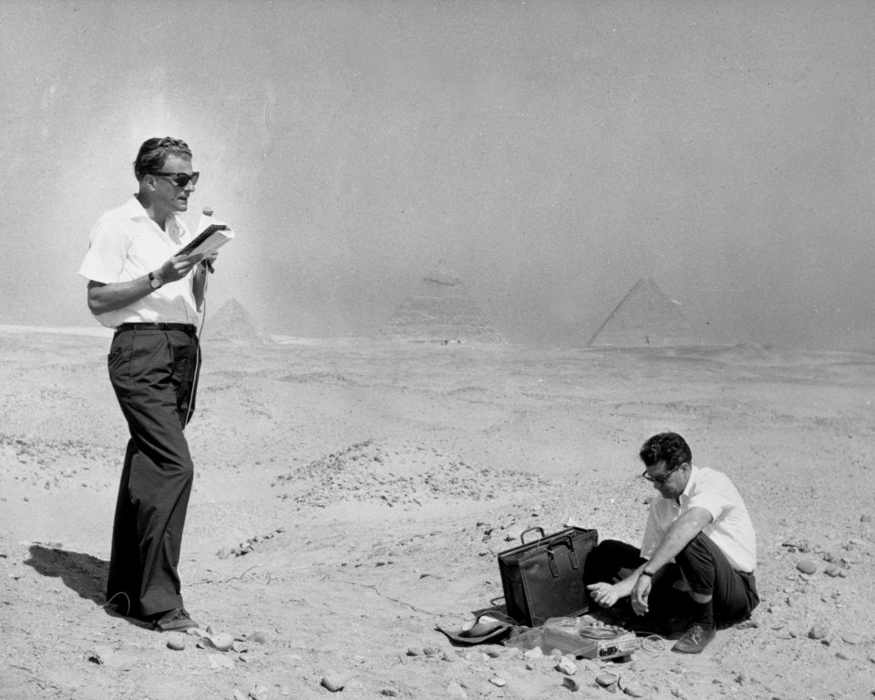 Cliff Barrows and Billy Graham in Egypt