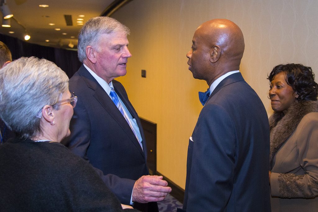 Barry Black Franklin Graham and wives