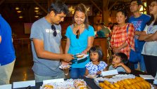 Doughnuts Draw Dozens of Dads to Billy Graham Library