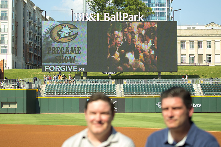 Charlotte Knights Baseball Team Honors Billy Graham