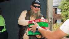 Photos: 10th Annual Bikers with Boxes Event at Billy Graham Library