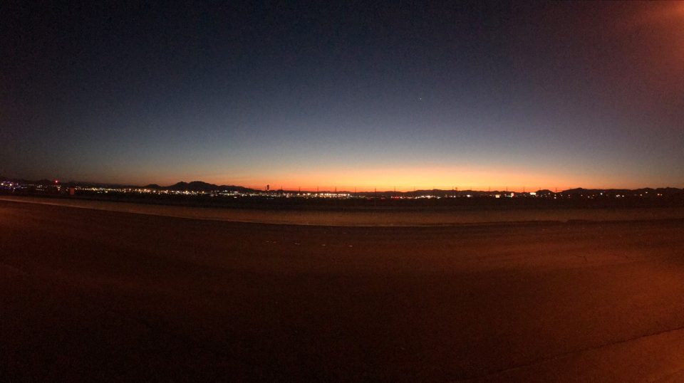 sunrise over Nevada desert