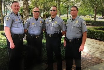 (Left to right) Ryan Firebaugh; Mike Doty; Robert Wooten; Jonathan Moseley