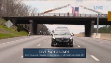 Billy Graham Motorcade Coverage