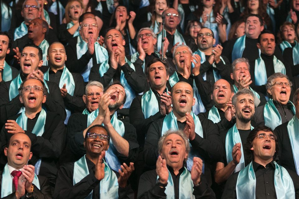 Choir singing