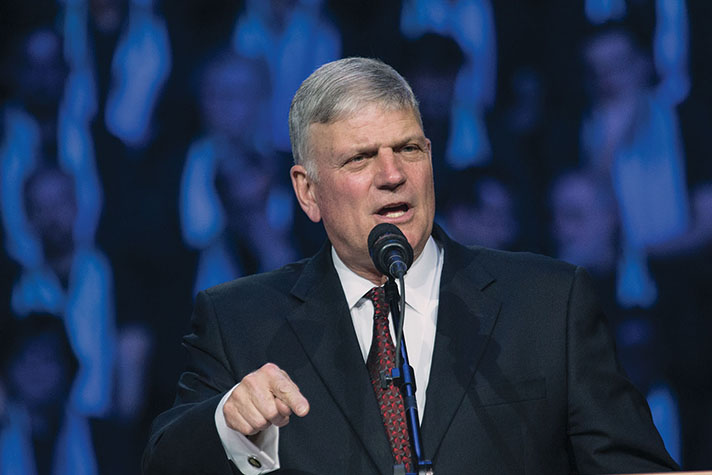 Franklin Graham speaking