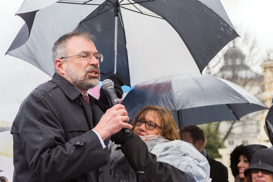 Rep. Doug LaMalfa (R-Calif.) speaking to pro-life supporters